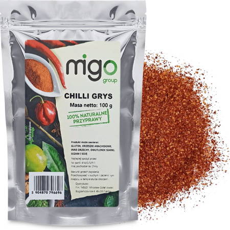 CHILLI GRYS, papryka czerwona -  MIGOgroup (100g) 